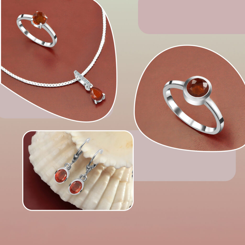Orange Kyanite Rings